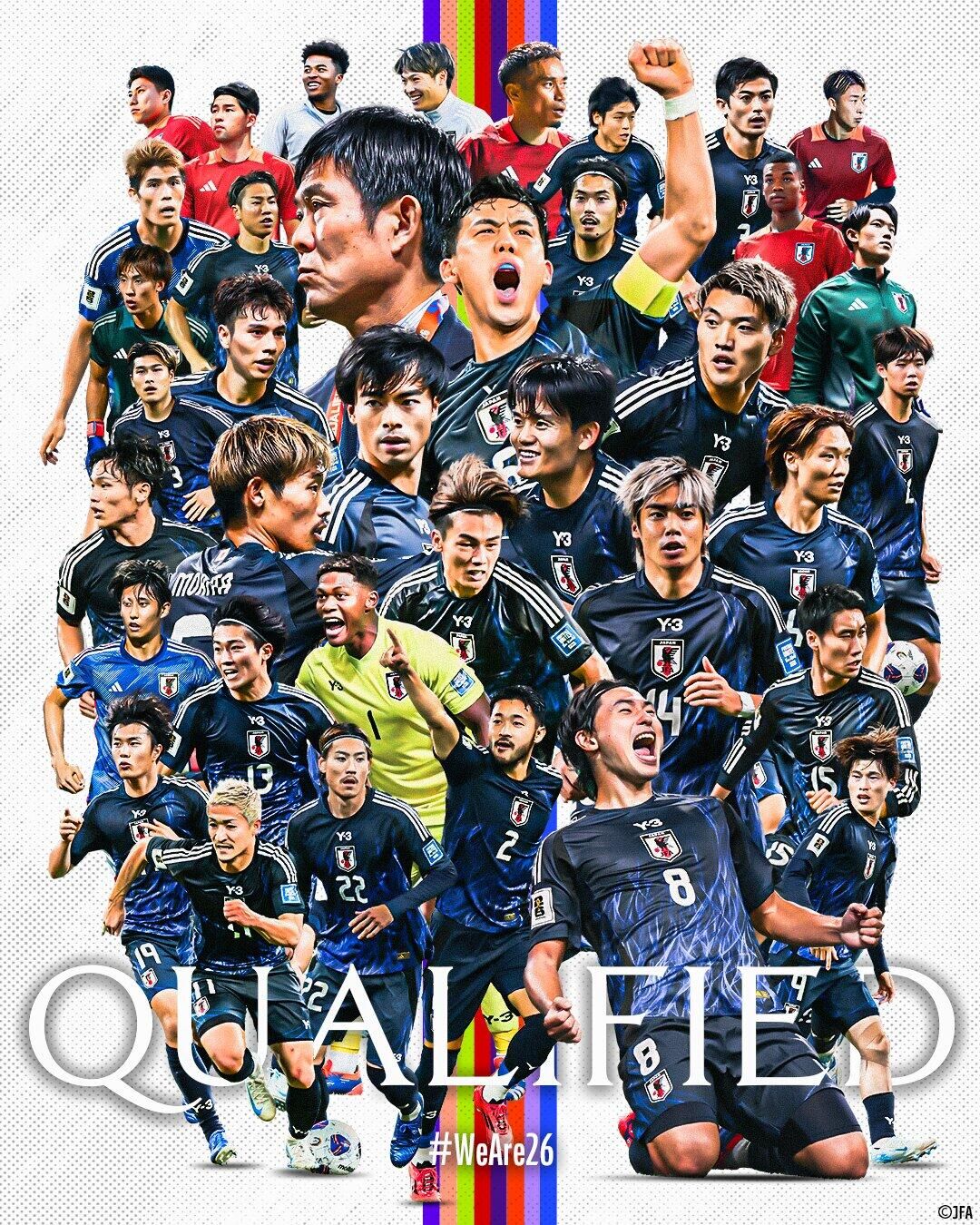 斷層領(lǐng)先！日本7輪6勝1平提前晉級世界杯，全球除東道主外首隊！