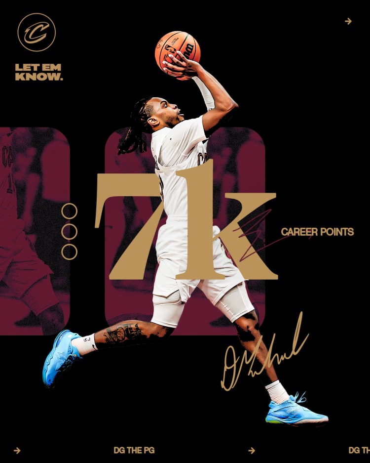 未來可期！加蘭騎士生涯得分達到7000分 隊史第11位！