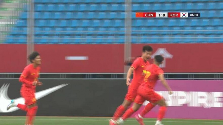 U22國足1-0韓國全場數(shù)據(jù)：控球率49%落后韓國，10射7正領先對手